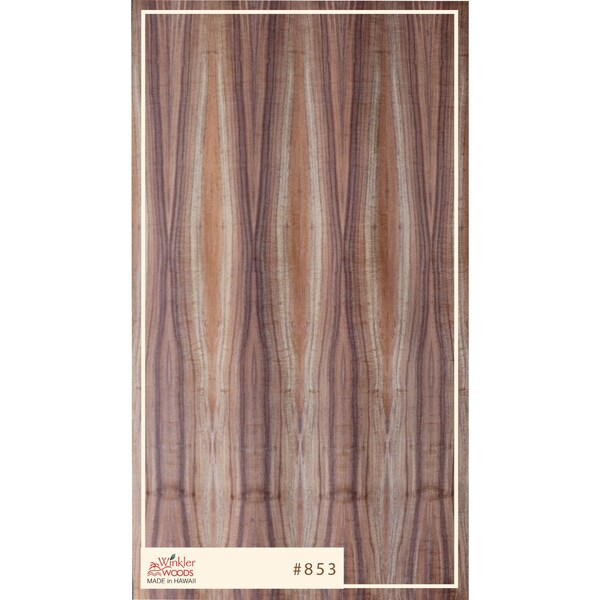 Winkler Woods Hawaiian Koa Veneer, Paperback Veneer Sheet 853 KPKOA85320mil4x5 Zoro